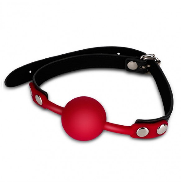 Mizzzee Silicone Rubber SM Mouth Gag (Red)