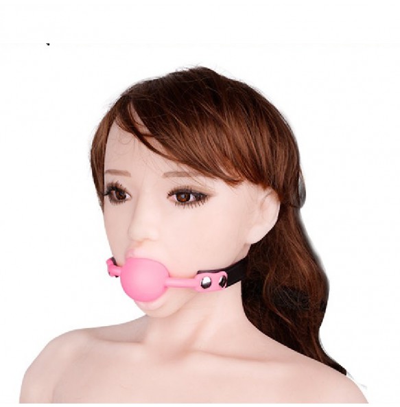 Mizzzee Silicone Rubber SM Mouth Gag (Pink)