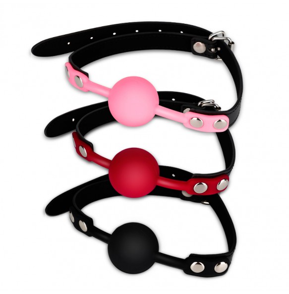 Mizzzee Silicone Rubber SM Mouth Gag (Pink)