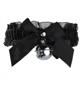 MizzZee - Lotus Lace Bell Choker Collar SM Toy