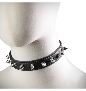 MizzZee - Leather Rivet Collar SM Toy