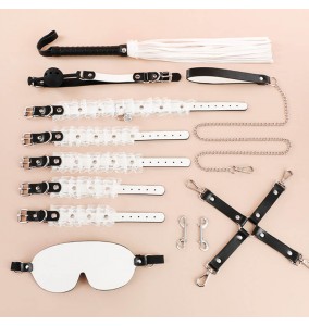MizzZee - Maid Pleasure Bondage Set SM (Black - White)