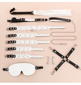 MizzZee - Maid Pleasure Bondage Set SM (Black - White)