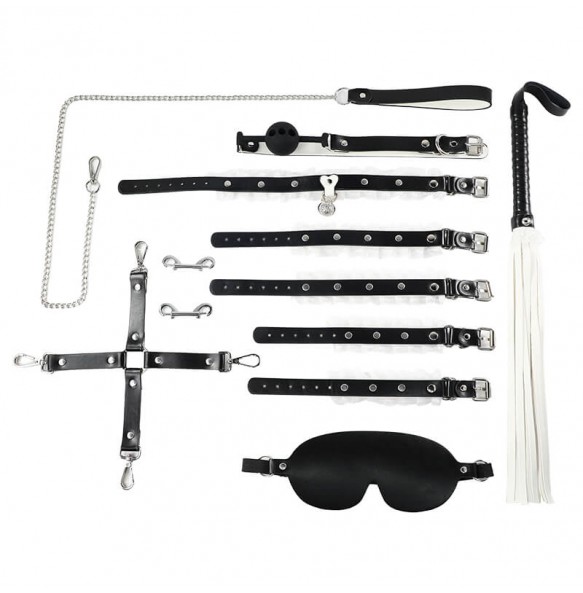 MizzZee - Maid Pleasure Bondage Set SM (Black - White)