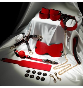 MizzZee - DIY BDSM Bondage Kit SM (Black - Red)