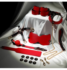 MizzZee - DIY BDSM Bondage Kit SM (Black - Red)