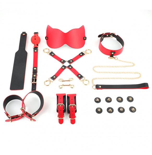 MizzZee - DIY BDSM Bondage Kit SM (Black - Red)