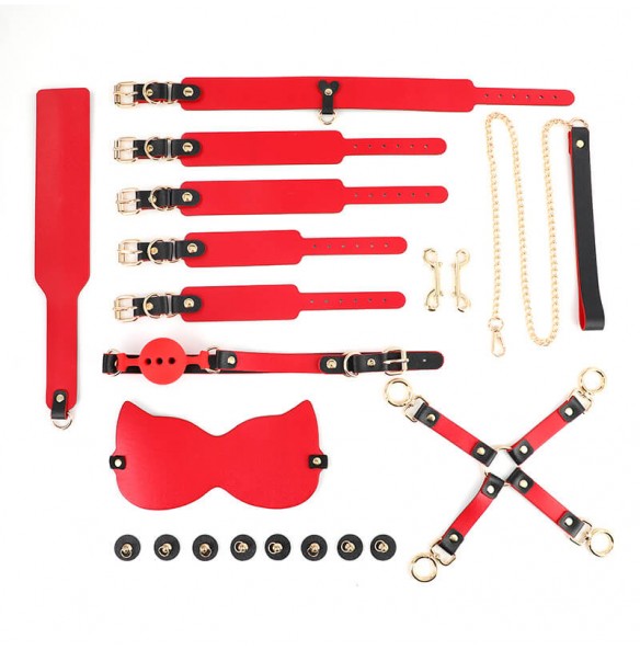 MizzZee - DIY BDSM Bondage Kit SM (Black - Red) MizzZee - DIY BDSM Bondage Kit SM (Black - Red)