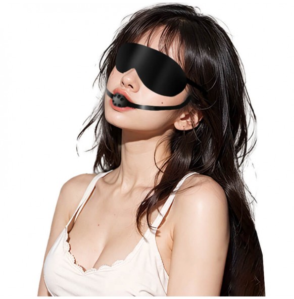 MizzZee - Eye Mask Ball Gag Dual-Use MizzZee - Eye Mask Ball Gag Dual-Use