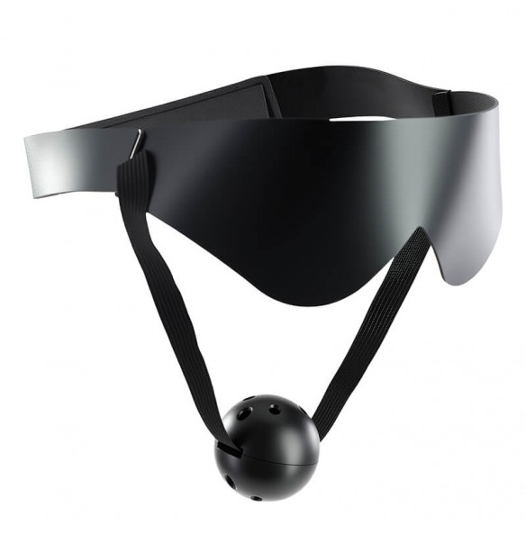 MizzZee - Eye Mask Ball Gag Dual-Use MizzZee - Eye Mask Ball Gag Dual-Use