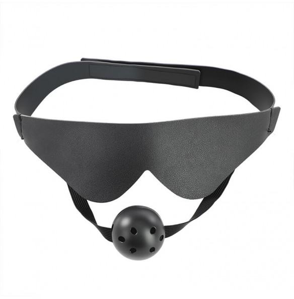 MizzZee - Eye Mask Ball Gag Dual-Use MizzZee - Eye Mask Ball Gag Dual-Use