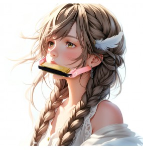 MizzZee - Harmonica Mouth Gag SM