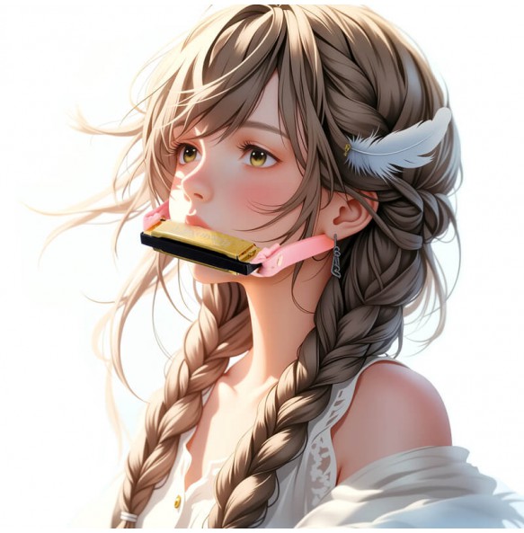 MizzZee - Harmonica Mouth Gag SM