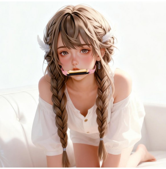 MizzZee - Harmonica Mouth Gag SM