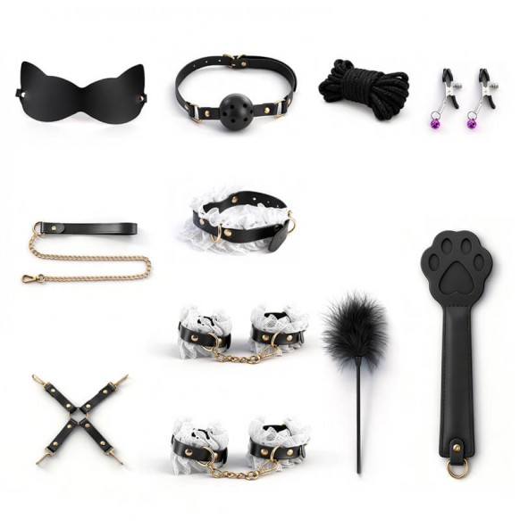 MizzZee - Maid Cosplay Bondage Kit (11 Pieces Set) MizzZee - Maid Cosplay Bondage Kit (11 Pieces Set)