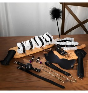 MizzZee - Maid Cosplay Bondage Kit (11 Pieces Set)