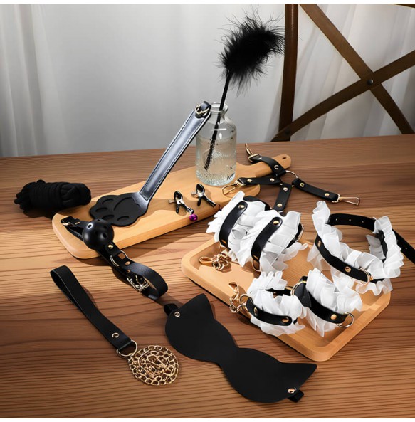 MizzZee - Maid Cosplay Bondage Kit (11 Pieces Set)