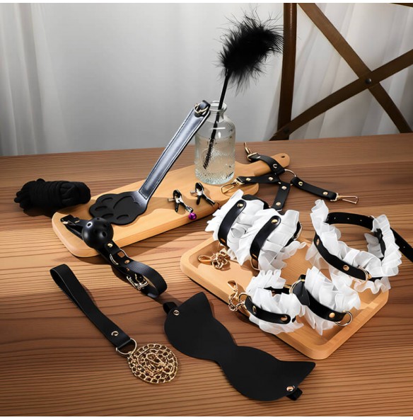 MizzZee - Maid Cosplay Bondage Kit (11 Pieces Set) MizzZee - Maid Cosplay Bondage Kit (11 Pieces Set)