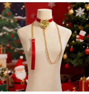 MizzZee - Christmas Charm Detachable Collar With Leash