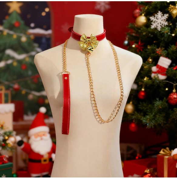 MizzZee - Christmas Charm Detachable Collar With Leash MizzZee - Christmas Charm Detachable Collar With Leash