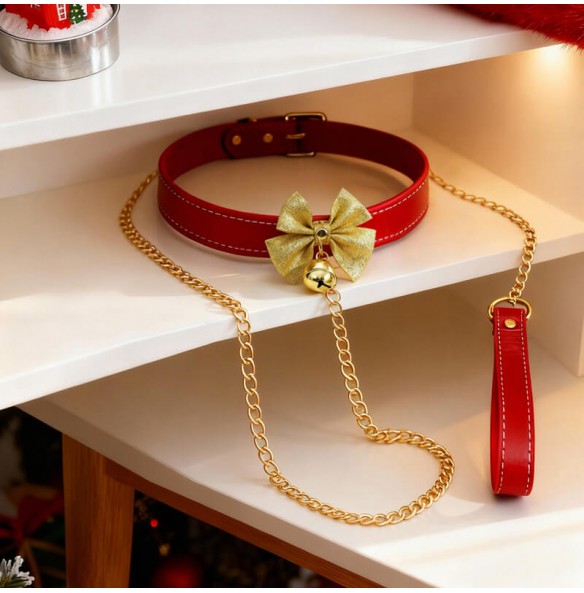 MizzZee - Christmas Charm Detachable Collar With Leash MizzZee - Christmas Charm Detachable Collar With Leash