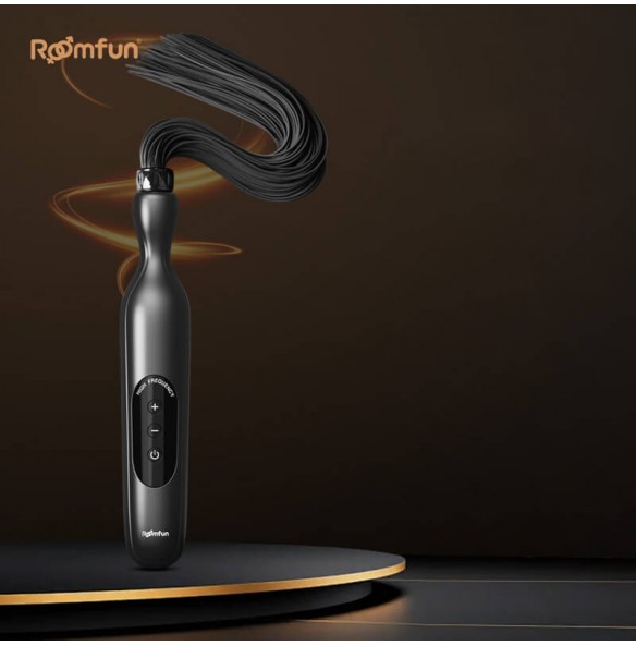 ROOMFUN - Electric Shock Whip (Chargeable - Black) ROOMFUN - Electric Shock Whip (Chargeable - Black)