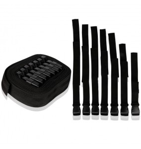 Mizzzee SM Bondage 7-Straps Set (Black)