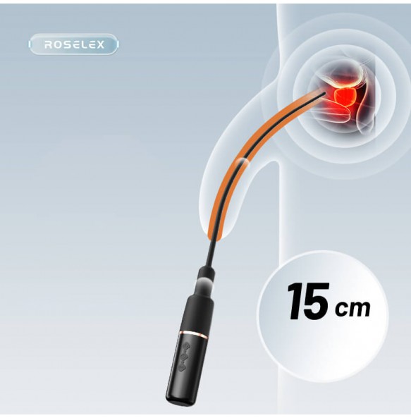 ROSELEX - Urethral Sounding Rod SM (Chargeable - Black) ROSELEX - Urethral Sounding Rod SM (Chargeable - Black)