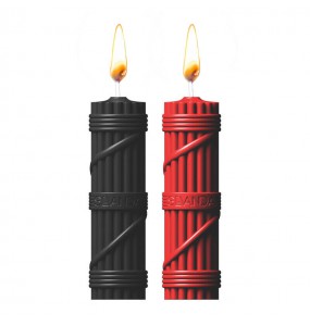 MIZZZEE - SEVANDA BDSM Low Temperature Flirt Candles (2pcs)