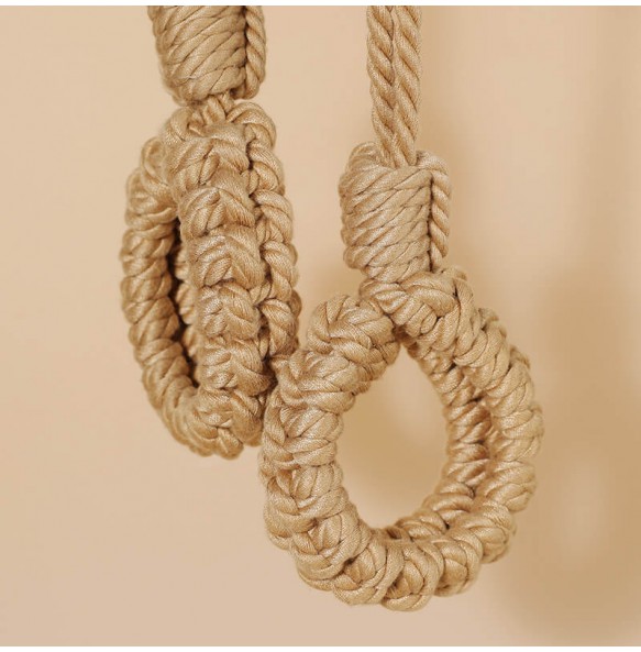 MizzZee - Rope Adjustable Hand And Foot Handcuffs Set