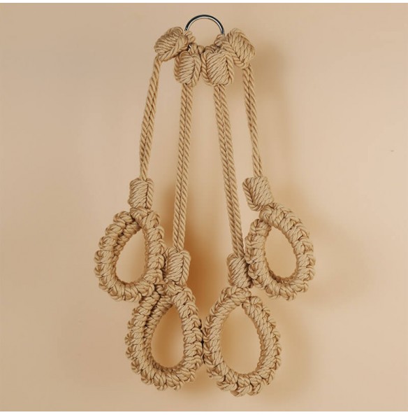 MizzZee - Rope Adjustable Hand And Foot Handcuffs Set MizzZee - Rope Adjustable Hand And Foot Handcuffs Set