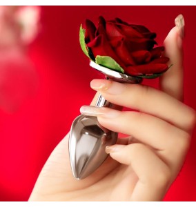 MizzZee - Flower Anal Butt Plug (Red)