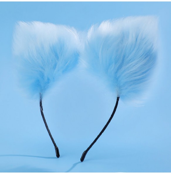 MizzZee - Blue Fox Tail Anal Plug Set (4 Pieces)