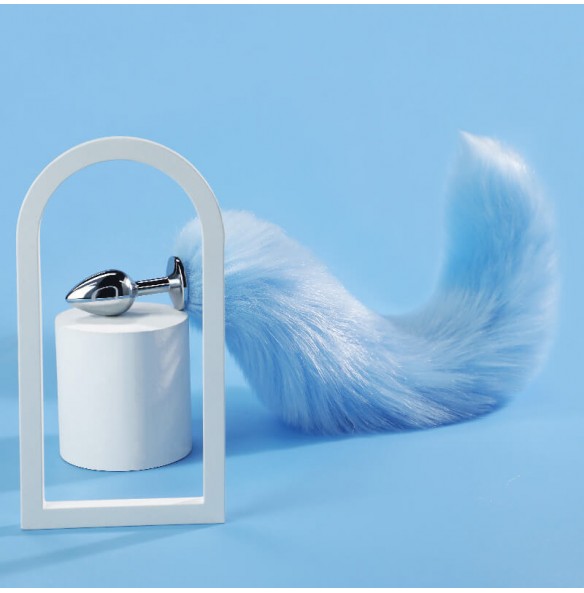 MizzZee - Blue Fox Tail Anal Plug Set (4 Pieces) MizzZee - Blue Fox Tail Anal Plug Set (4 Pieces)