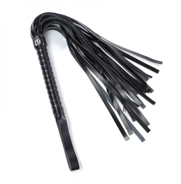 MizzZee - Fringe Black Leather Whip MizzZee - Fringe Black Leather Whip