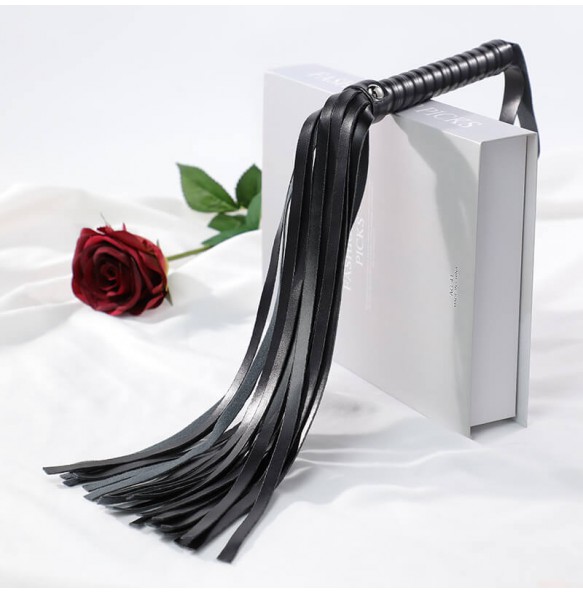 MizzZee - Fringe Black Leather Whip