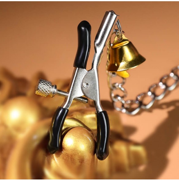 MizzZee - Nipple Clamps With Mouth Gag MizzZee - Nipple Clamps With Mouth Gag