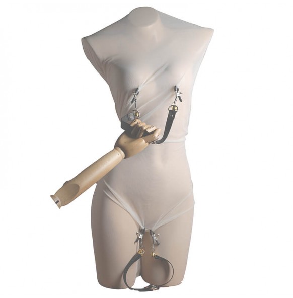 MizzZee - SM Bells Nipple Clips With Straps MizzZee - SM Bells Nipple Clips With Straps