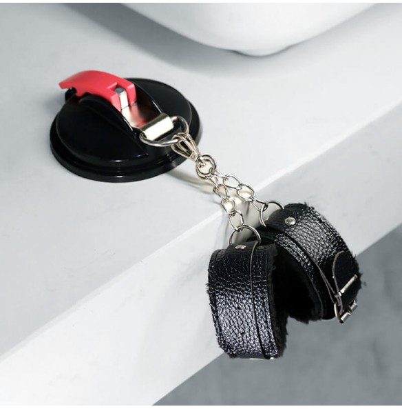 MizzZee - SM Suction Hand Cuffs Restraints (Black) MizzZee - SM Suction Hand Cuffs Restraints (Black)