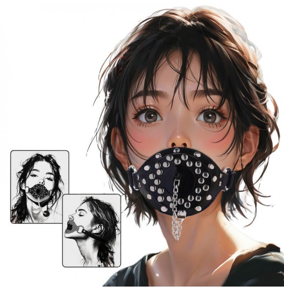 MizzZee - Feeding Mouth Gag SM (Black) MizzZee - Feeding Mouth Gag SM (Black)