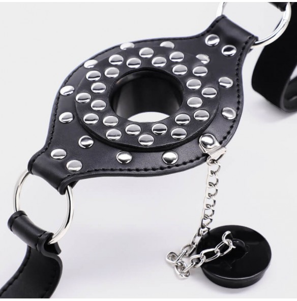 MizzZee - Feeding Mouth Gag SM (Black) MizzZee - Feeding Mouth Gag SM (Black)