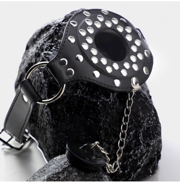 MizzZee - Feeding Mouth Gag SM (Black) MizzZee - Feeding Mouth Gag SM (Black)