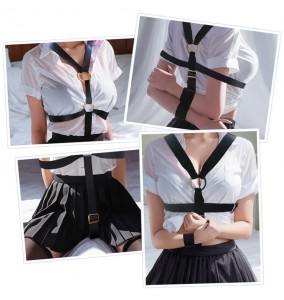 MizzZee - Reverse Hand Bondage Restraint Set (Black)