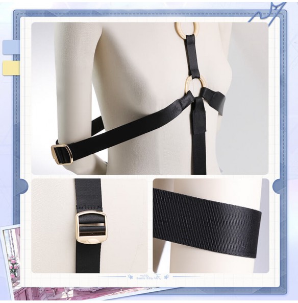 MizzZee - Reverse Hand Bondage Restraint Set (Black) MizzZee - Reverse Hand Bondage Restraint Set (Black)