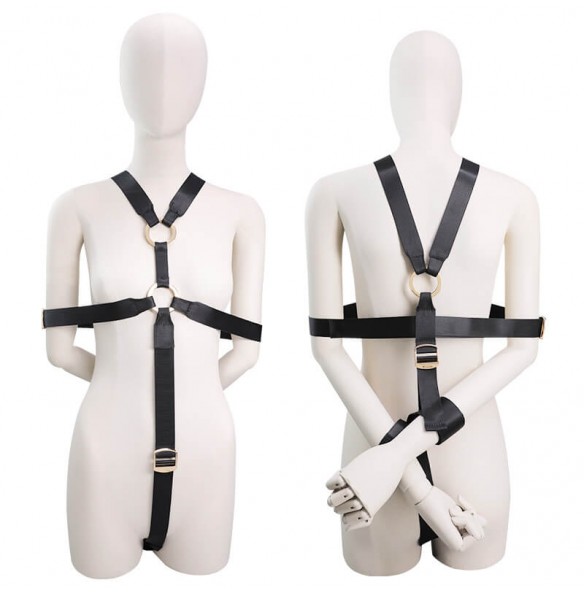 MizzZee - Reverse Hand Bondage Restraint Set (Black) MizzZee - Reverse Hand Bondage Restraint Set (Black)