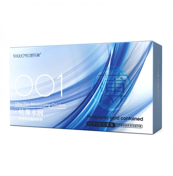 SLM - Ultra Thin Moisturizing 001 Con dom (10Pcs)