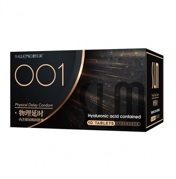 SLM - Hyaluronic Acid Contained Physical Delay 001 Con dom (10Pcs) SLM - Hyaluronic Acid Contained Physical Delay 001 Con dom (10Pcs)
