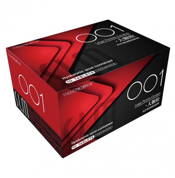 SLM - Hyaluronic Acid Contained Large Particle 001 Con dom (10Pcs) SLM - Hyaluronic Acid Contained Large Particle 001 Con dom (10Pcs)