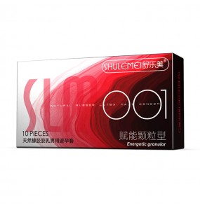 SLM - Energetic Granular Con dom (10Pcs)