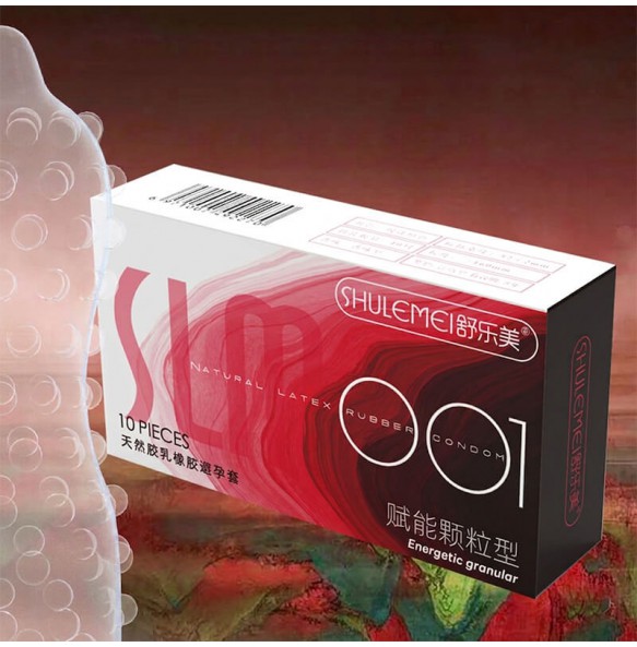 SLM - Energetic Granular Con dom (10Pcs) SLM - Energetic Granular Con dom (10Pcs)